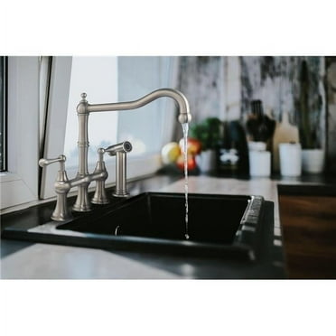 Whitehaus Collection  Waterhaus Stainless Steel Faucet Set