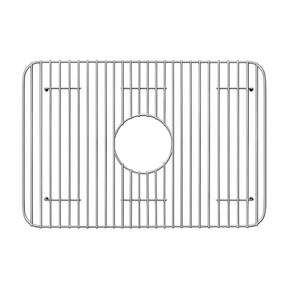 Whitehaus Collection GR2916 Stainless Steel Sink Grid with Fireclay Sink