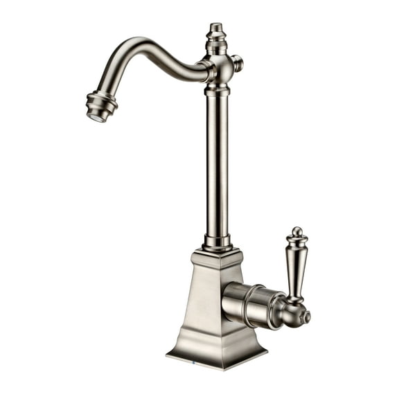 Whitehaus Point of Use Cold Water Drinking Faucet with Traditional Swivel Spout