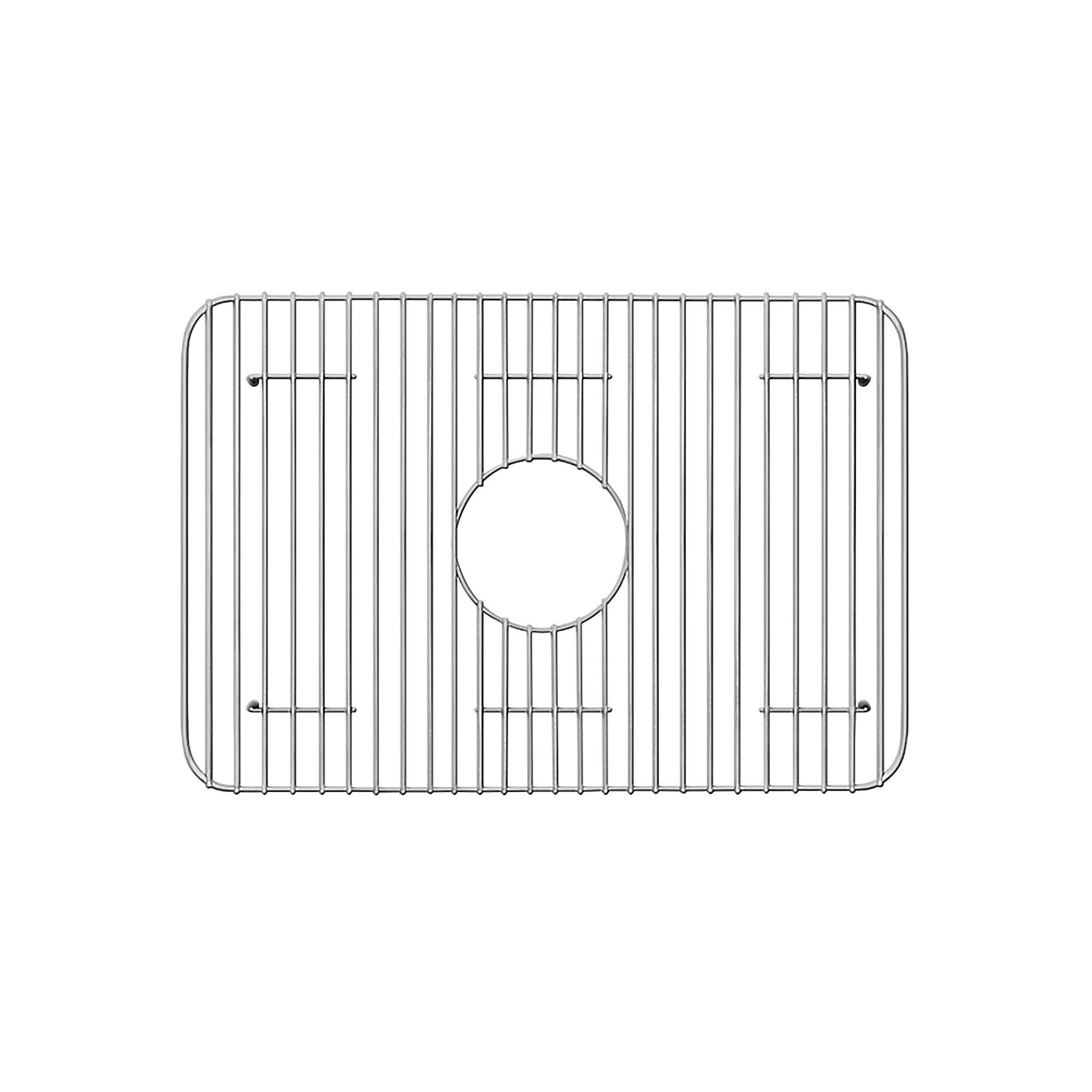 Stainless Steel Protective Sink Grid with Rubber Feet