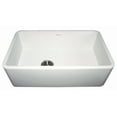 thumbnail image 1 of Duet Reversible Apron Front Fireclay 30 in. 0-Hole Single Bowl Kitchen Sink in White, 1 of 4