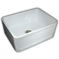 thumbnail image 1 of Reversible Concave Apron Front Fireclay 24 in. 0-Hole Single Bowl Kitchen Sink in White, 1 of 3