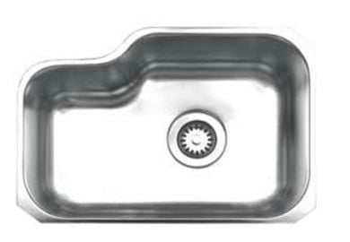 24" Silver Stainless Steel Drop-in Single Bowl Kitchen Sink