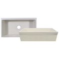thumbnail image 1 of Whitehaus WHQ530-BISCUIT Single Bowl Fireclay 30'' Farmhouse Kitchen Sink, 1 of 7