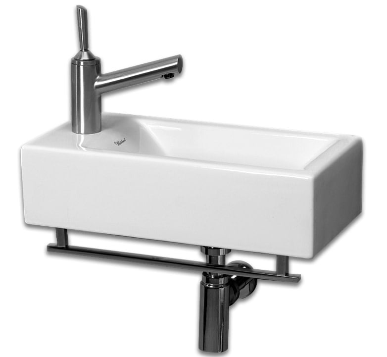 Whitehaus Wh1-114Ltb Isabella 20" Wall Mounted Bathroom Sink - White ...