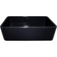 thumbnail image 1 of Duet Reversible Apron Front Fireclay 36 in. 0-Hole Single Bowl Kitchen Sink in Black, 1 of 5