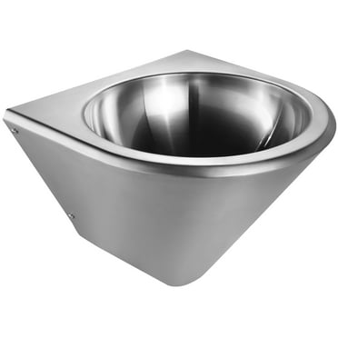 Whitehaus Collection WHNCB1515 Noahs Collection Commercial Series Single Bowl Wall Mount & Commercial Wash Basin