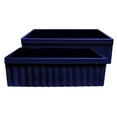thumbnail image 1 of Whitehaus Collection WHQ330-BLUE Quatro Alcove Sinks Sapphire Blue, 1 of 6