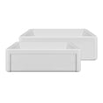 thumbnail image 1 of Whitehaus Collection 33" Reversible Single Bowl Fireclay Kitchen Sink with Grid: Three Edge Frame, Plain Front Apron, 1 of 6