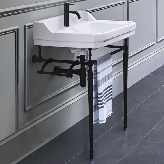 Whitehaus Collection Victoriahaus Bath Console 1 Hole