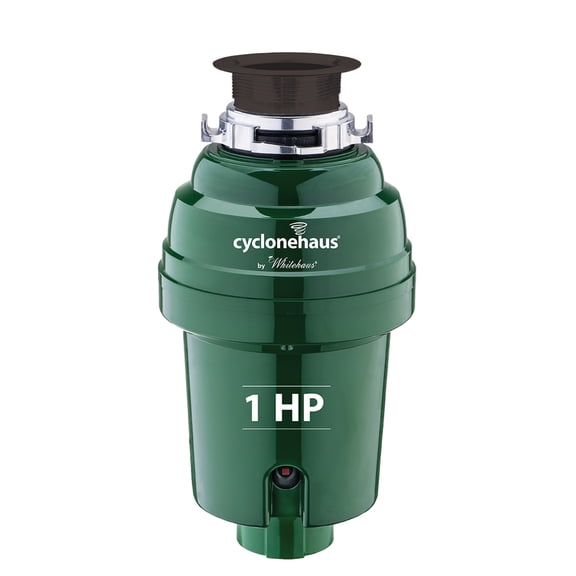 Whitehaus Collection WH007-ORB Cyclonehaus High Efficiency Garbage Disposer with a Solid Brass Flange - Oil Rubbed Bronze