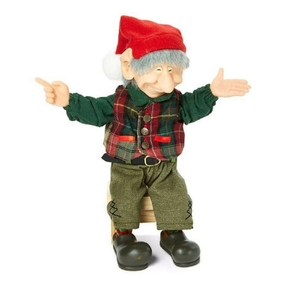10.5" Zims The Elves Themselves Steven Collectible Christmas Elf Figure