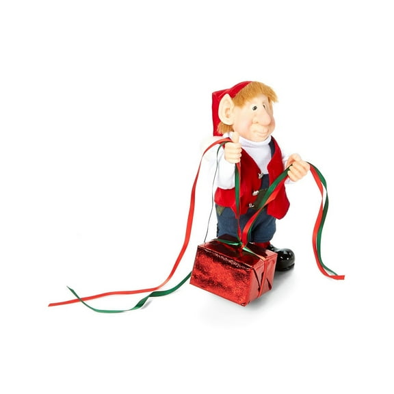 Whitehurst 10" Zims The Elves Themselves Raymond Collectible Christmas Elf Tabletop Figure
