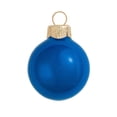 thumbnail image 1 of Whitehurst 12ct Cobalt Blue Pearl Glass Christmas Ball Ornaments 2.75" (70mm), 1 of 3