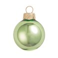 thumbnail image 1 of Whitehurst Shiny Finish Glass Christmas Ball Ornaments - 2.75" (70mm) - Lime Green - 12ct, 1 of 3
