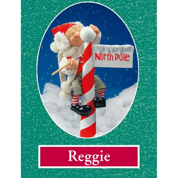 Whitehurst 16" Zim's The Elves Themselves Reggie at North Pole Christmas Elf Tabletop Figurine