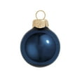 thumbnail image 1 of 28ct Pearl Midnight Blue Glass Ball Christmas Ornaments 2" (50mm), 1 of 3