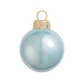 thumbnail image 1 of 28ct Pearl Sky Blue Glass Ball Christmas Ornaments 2" (50mm), 1 of 2