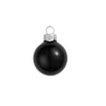 thumbnail image 1 of 40ct Shiny Black Glass Ball Christmas Ornaments 1.5" (40mm), 1 of 4