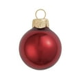 thumbnail image 1 of Whitehurst Pearl Finish Glass Christmas Ball Ornament - 7" (180mm) - Burgundy, 1 of 4