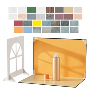 Whitejianpeak Photography Backdrop, 15 Pcs 30 Patterns Photo Background, Small Tabletop Background Kit for Food, Jewelry, Cosmetics, Double-Sided Photoshoot Props kits, 16 x 11.5inch