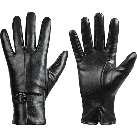 Whiteleopard Winter Lambskin Leather Women's Gloves with Touchscreen Texting and Warm Driving Function