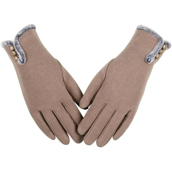 Whiteleopard Womens Winter Warm Gloves with Sensitive Touch Screen Texting Fingers, Fleece Lined Windproof Gloves