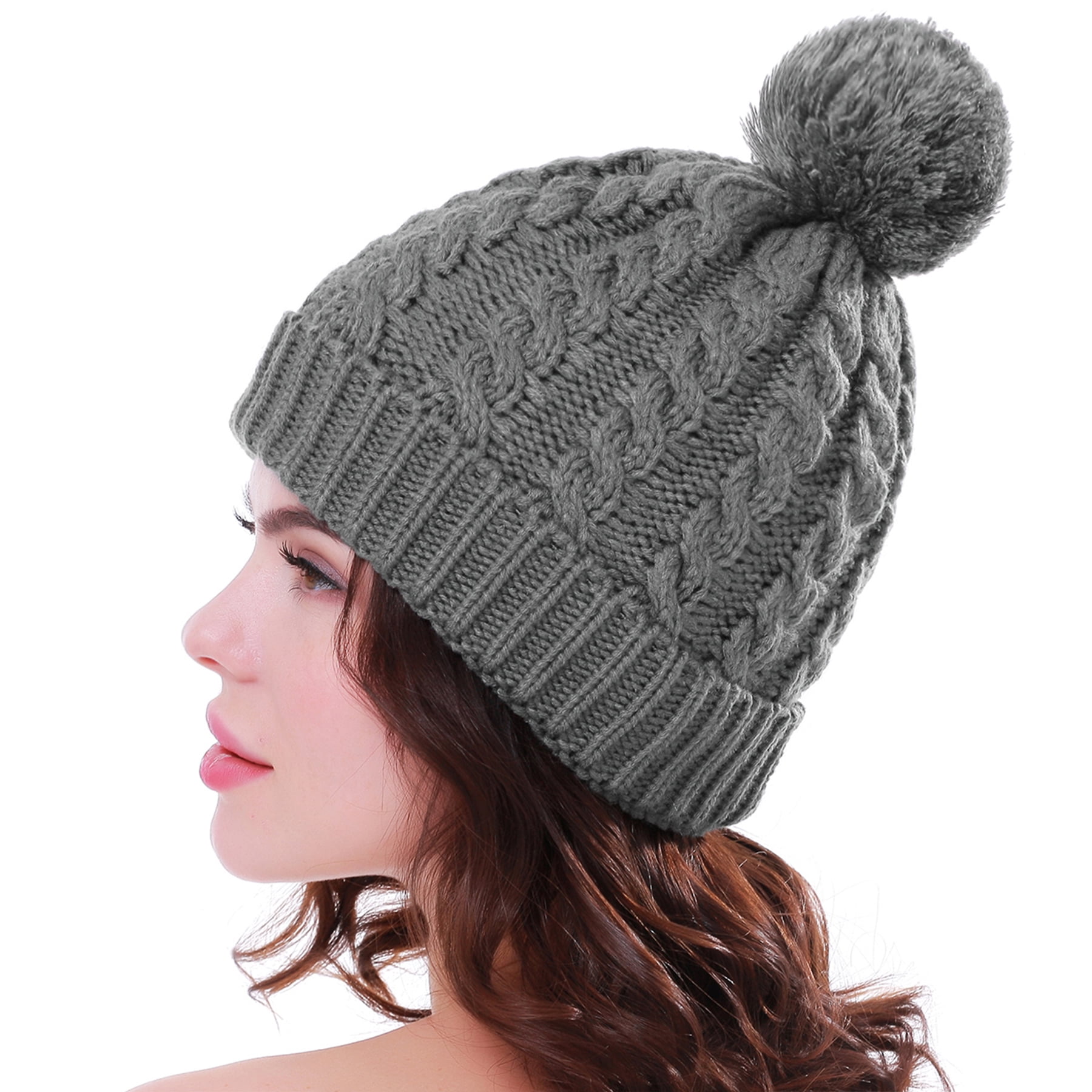 Whiteleopard Women's Winter Beanie Warm Lining Thick Slouchy