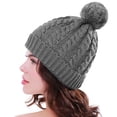 thumbnail image 1 of Whiteleopard Women's Winter Beanie Warm Lining - Thick Slouchy Cable Knit Skull Hat Ski Cap, 1 of 7