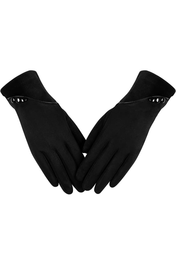 Women's Winter Gloves with Sensitive Touch Screen Texting Fingers - Fleece Lined, Windproof and Warm