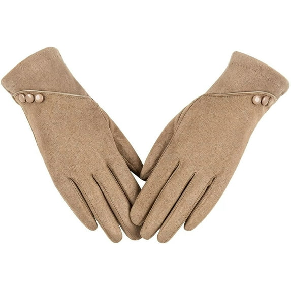 Whiteleopard Women's Winter Gloves with Sensitive Touch Screen Texting Fingers - Fleece Lined, Windproof and Warm