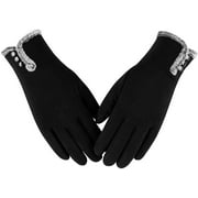 Whiteleopard Womens Winter Warm Gloves with Sensitive Touch Screen Texting Fingers, Fleece Lined Windproof Gloves