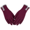 thumbnail image 1 of Whiteleopard Womens Winter Warm Gloves with Sensitive Touch Screen Texting Fingers, Fleece Lined Windproof Gloves, 1 of 6