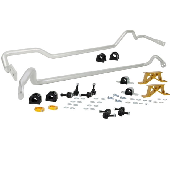 Whiteline 04-05 Subaru Impreza STI Front & Rear Sway Bar Kit 24mm w/Mounts
