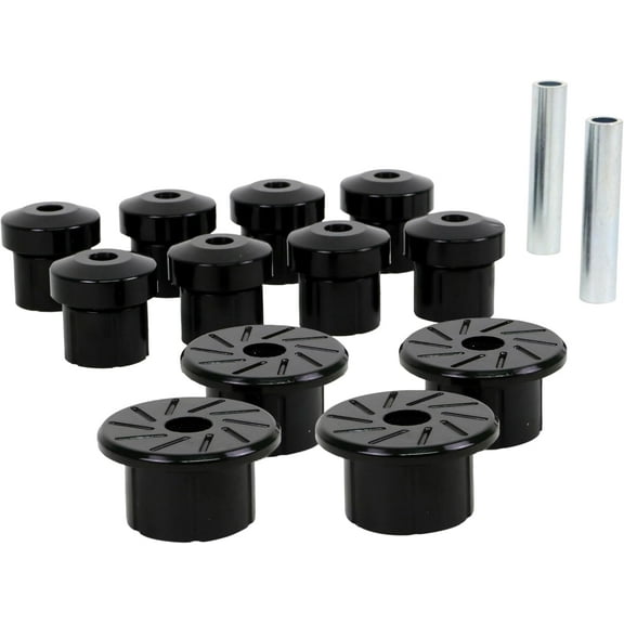 Whiteline W73822 Rear Leaf Spring and Shackle Bushing Kit Compatible with 72-81 Camaro, Apollo, Nova, Ventura, Omega, Skylark, Firebird, Phoenix