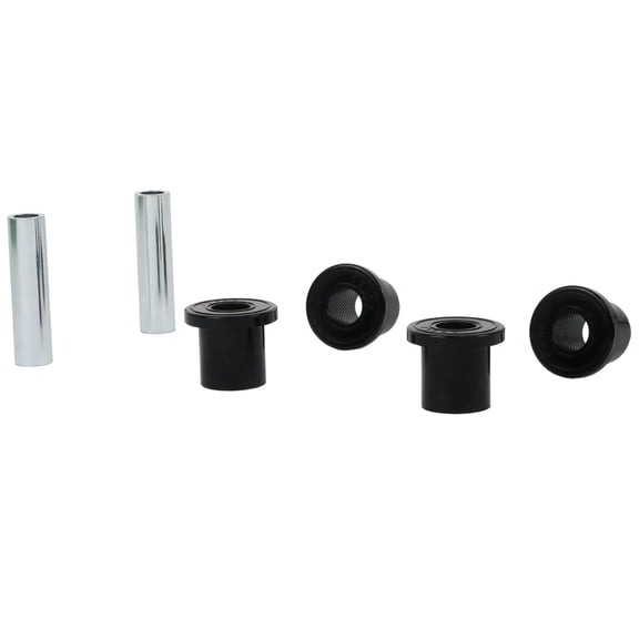 Whiteline W73818 Front Leaf Spring and Shackle Bushing Kit Compatible with 87-95 Wrangler