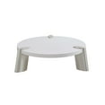 thumbnail image 1 of Whiteline Modern Living Mimeo round Coffee Table, Matt White top., 1 of 7