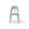 thumbnail image 1 of Whiteline DC1710P-LGRY-GLD Modern Living Liza Dining Chair, Light Gray & Gold, 1 of 3