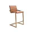 thumbnail image 1 of Whiteline Modern Living Mattia Barstool, Brown, 1 of 3