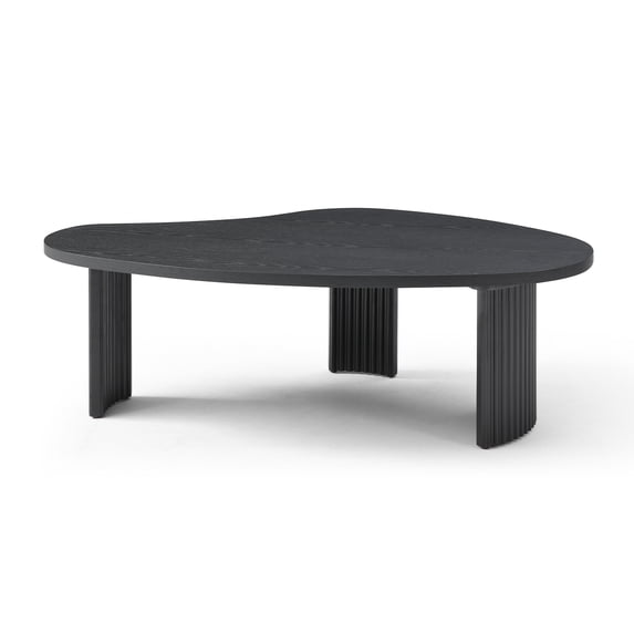 Whiteline Modern Living Pam Small Coffee Table, Black