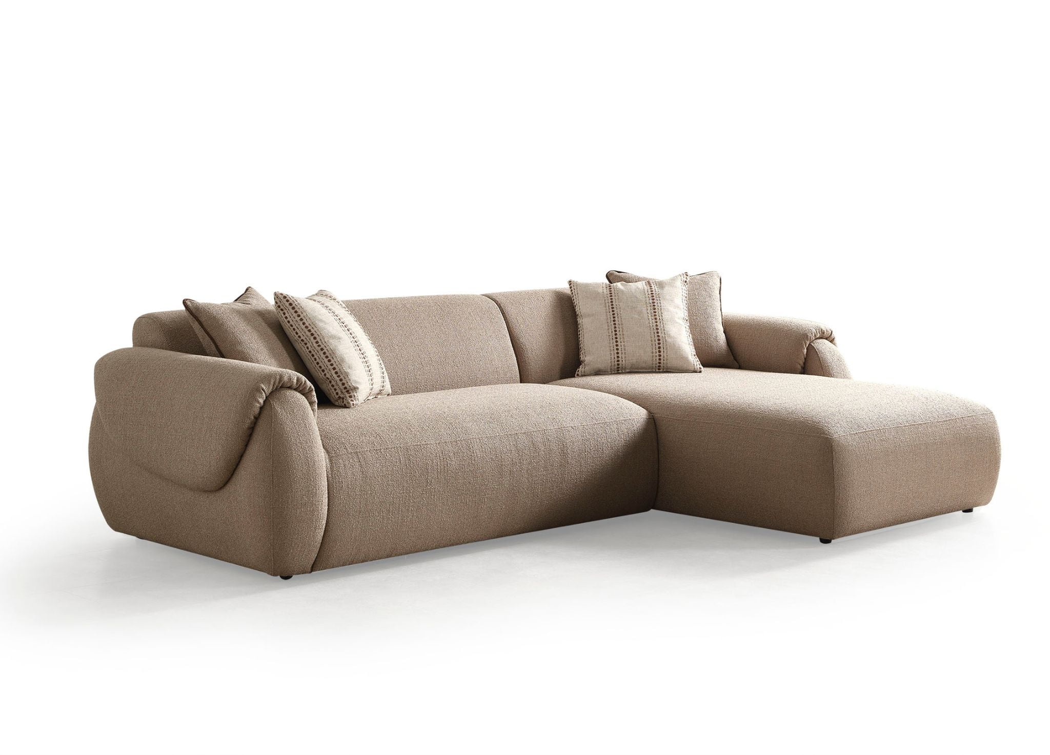 Flore Sectional, Straight Part, Upholstered in high-quality Fire ...