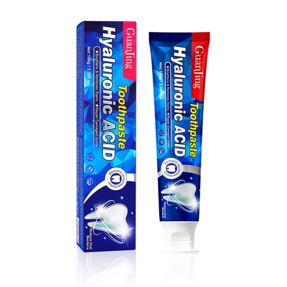 Whitening Toothpaste, Toothpaste for Sensitive Teeth and Cavity Prevention, Hyaluronic Acide Toothpaste 100g, Clean Up Stains And Bad Breath Clean Oral Care Clean Whitening Toothpaste