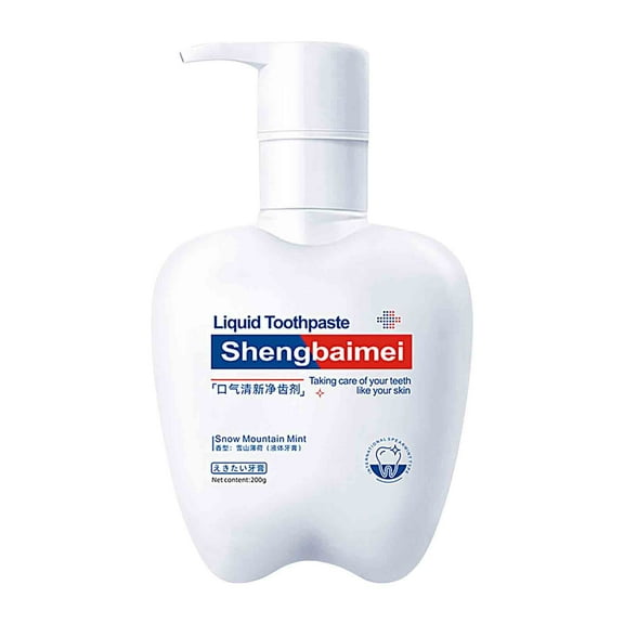 Whitening Toothpaste, Toothpaste for Sensitive Teeth and Cavity Prevention, Snows Mountain Mint Big White Teeth Yellow And Tartar Removing Gingival Care Toothpaste 200ml