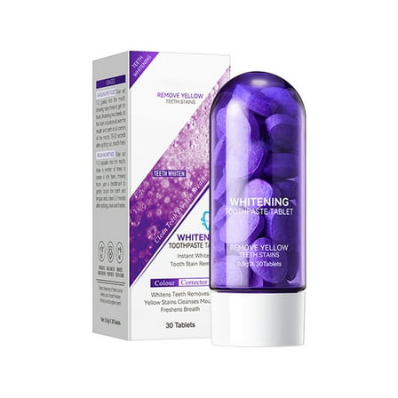 Whitening Toothpaste, Toothpaste for Sensitive Teeth and Cavity Prevention, Tablets Clean Teeth Clean Toothpaste