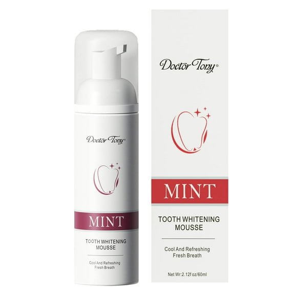 Whitening Toothpaste, Toothpaste for Sensitive Teeth and Cavity Prevention, Tooth Cleaning Foam Cleaning Care Fresh Oral Cleaning Care Foam 60ml