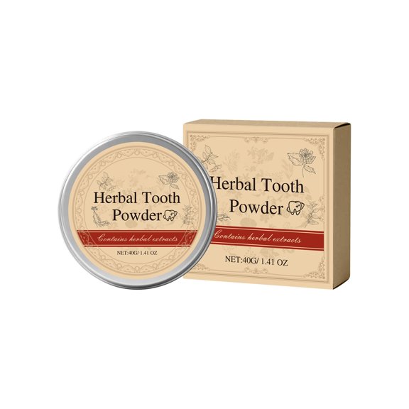 Whitenings Care Tooth Powder Delicate Powder Fresh Mint Portable Multi Scene Oral Cleaning Tooth Powder 40g