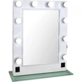 thumbnail image 1 of Whiter 10 LED Light Bulbs PC Body & Glass Base Hollywood Vanity Mirror, 1 of 1