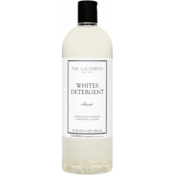 Whites Detergent, Concentrated Laundry Detergent Liquid, Whiten & Brighten Clothes, Tough on Stains, Classic Scent, 32 oz.