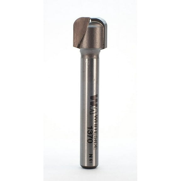 Whiteside 1370 2-1/8-inch Bowl and Tray Carbide Router Bit, 1/4-inch Shank