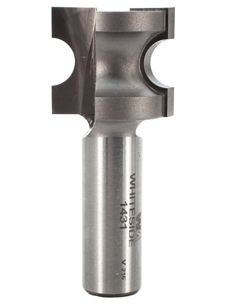 Large Half Round Router Bit Whiteside 1431 Half Round Router Bit - 1/2